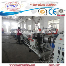 High efficiency plastic HDPE PP pipe production line